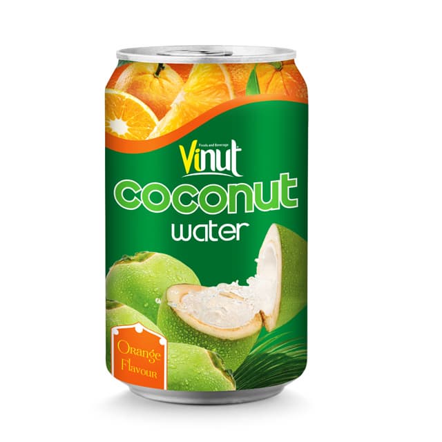 330ml Canned Coconut water with Orange juice